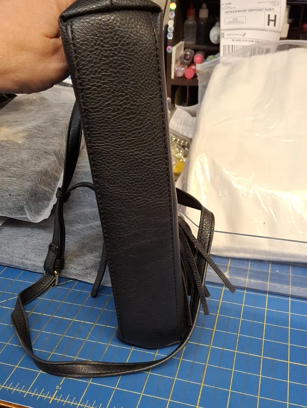Black 12x9x2.5 Crossbody Shoulder Bag Preloved